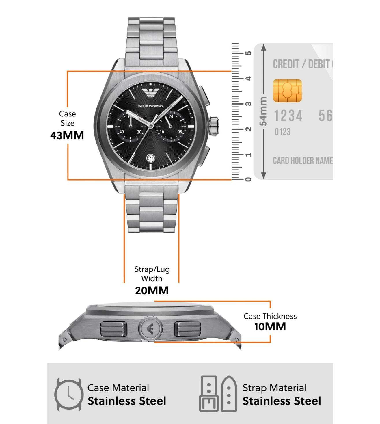 AR11560 | Emporio Armani  Analog Watch for Men