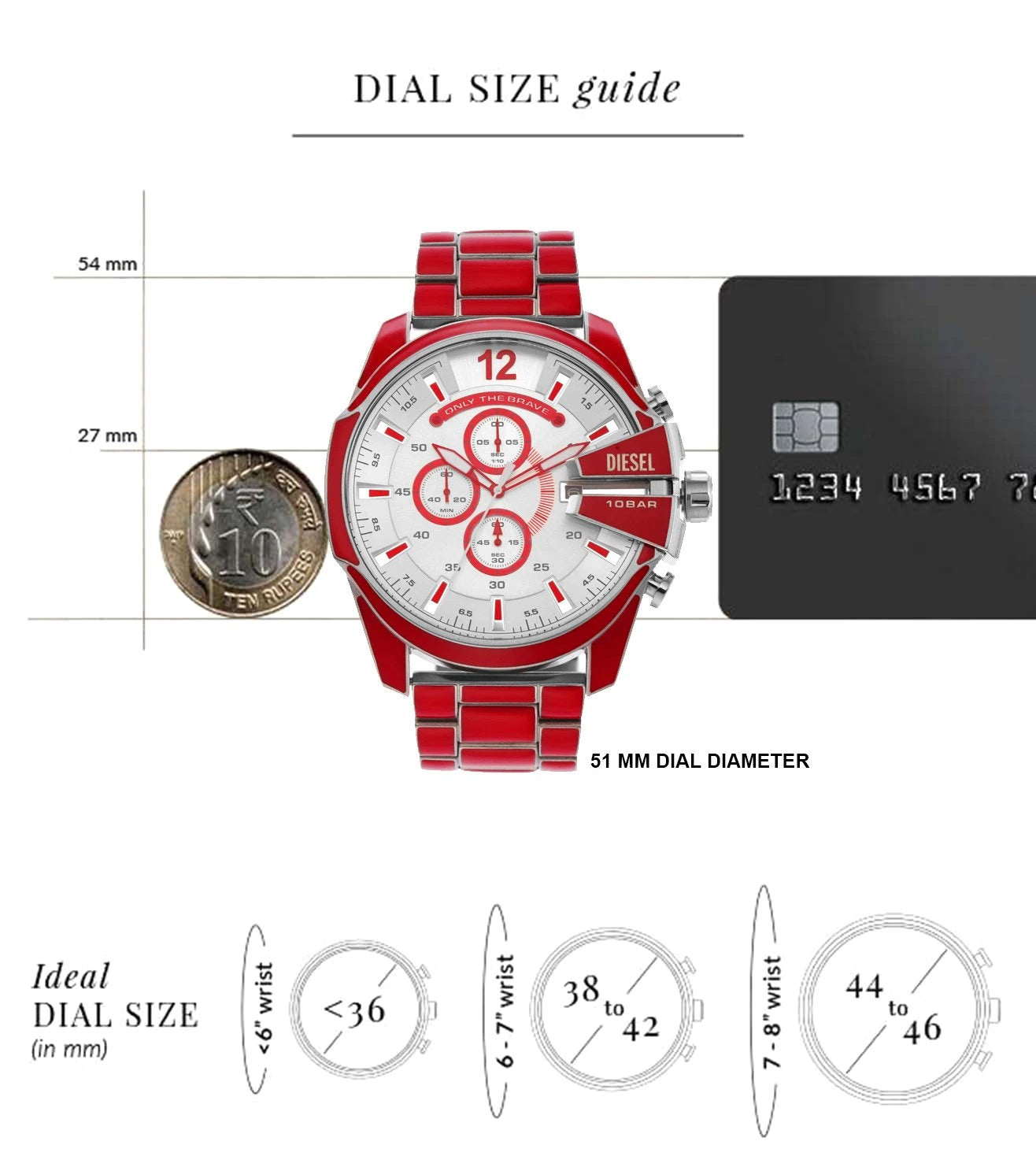 DZ4638 | DIESEL Mega Chief Chronograph Watch for Men