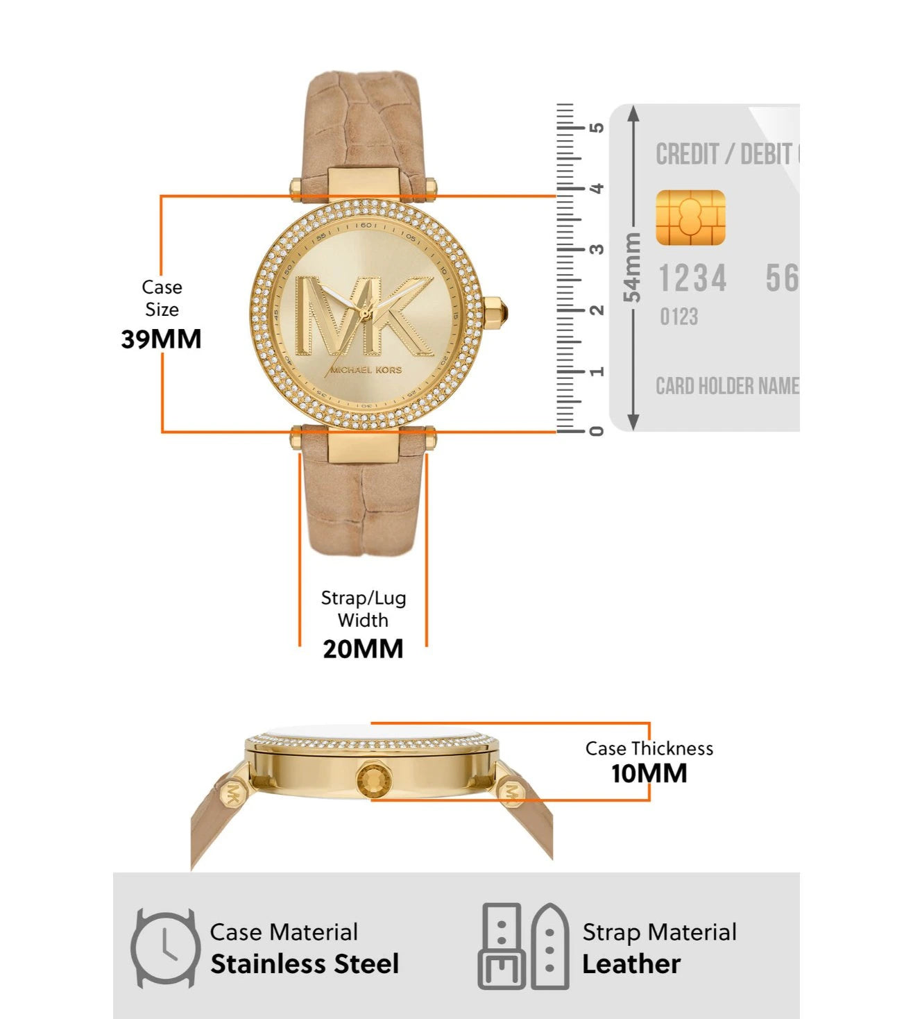 MK4725 | MICHAEL KORS Parker Analog Watch for Women