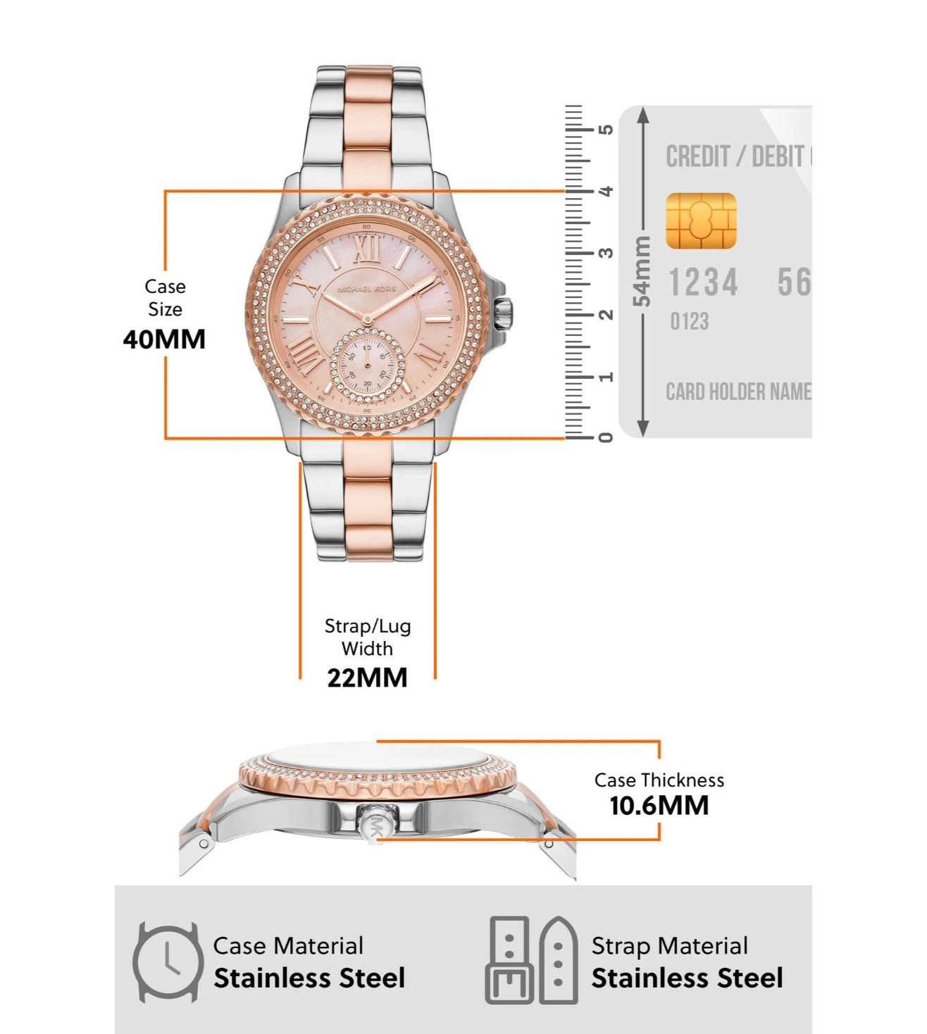 MK7402 | MICHAEL KORS Everest Analog Watch for Women