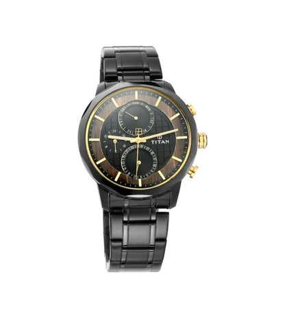 NR1789KM02 | TITAN Grandmaster Chronograph Watch for Men