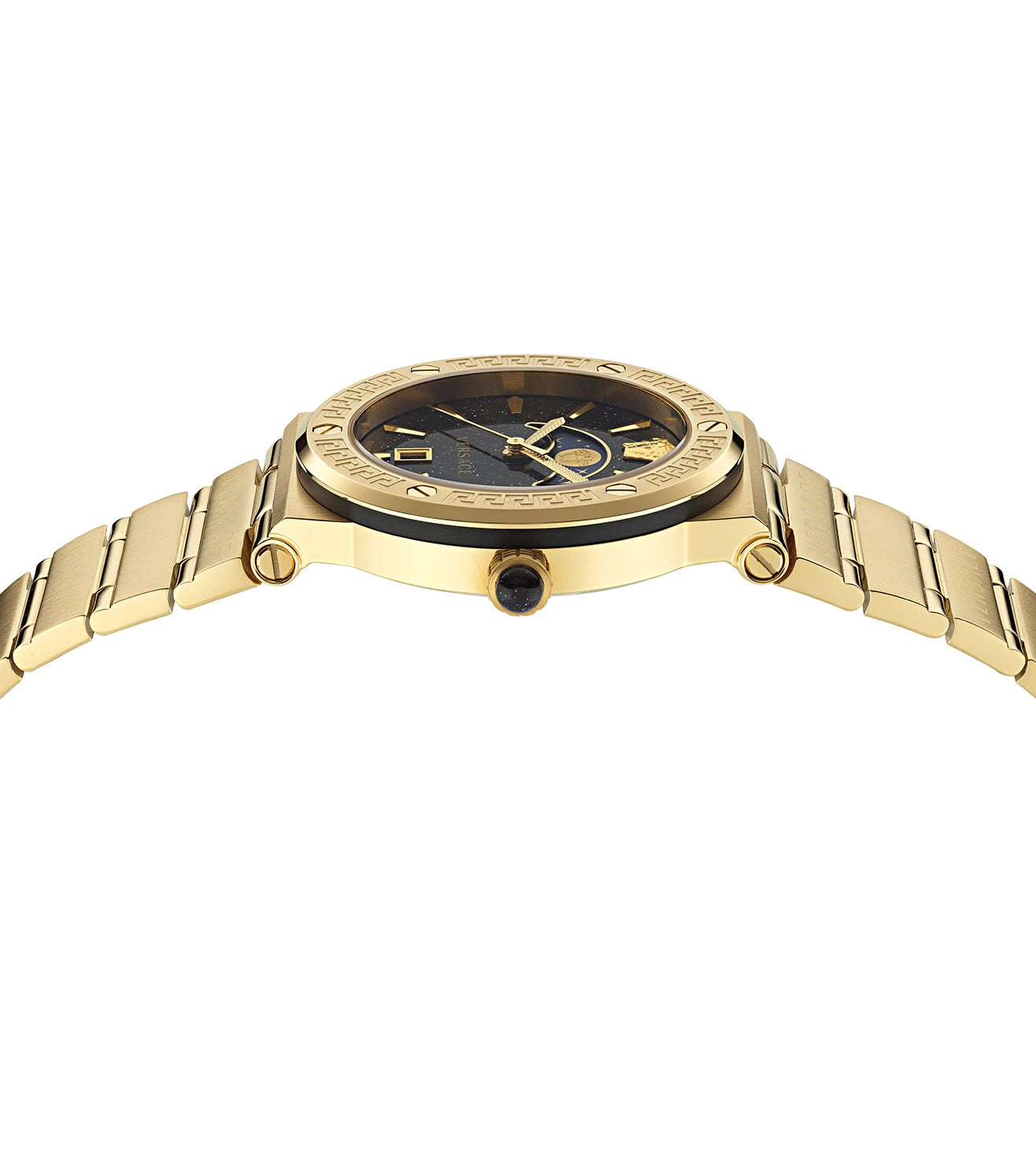 VE7G00323| VERSACE Greca Logo Moonph Unisex Analog Watch