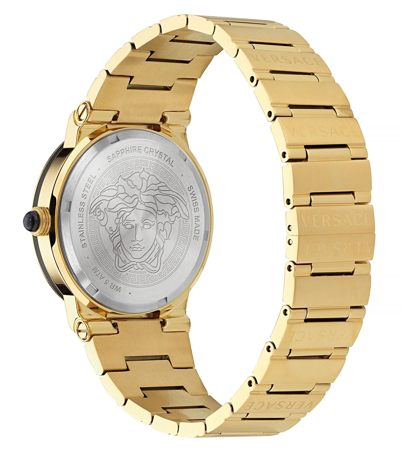 VE7G00323| VERSACE Greca Logo Moonph Unisex Analog Watch