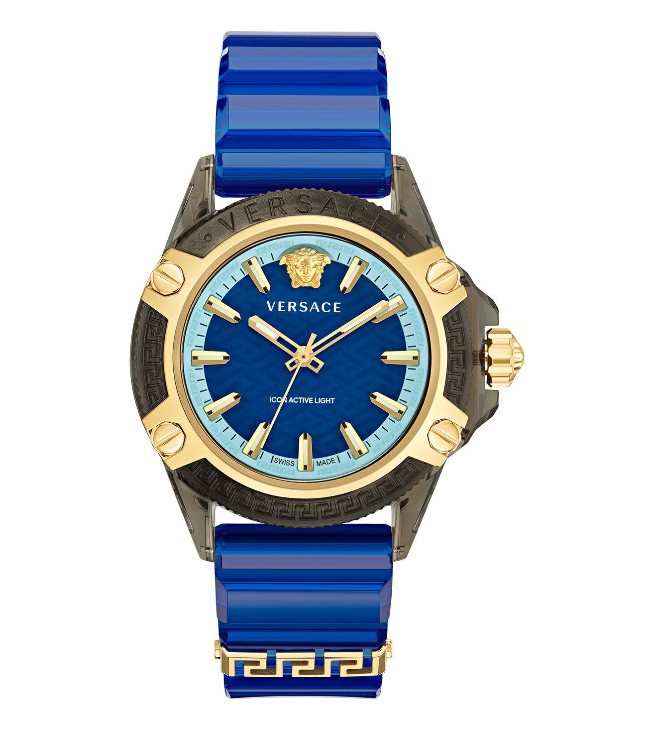 VE6E00323 | VERSACE Icon Active Indiglo Unisex Analog Watch