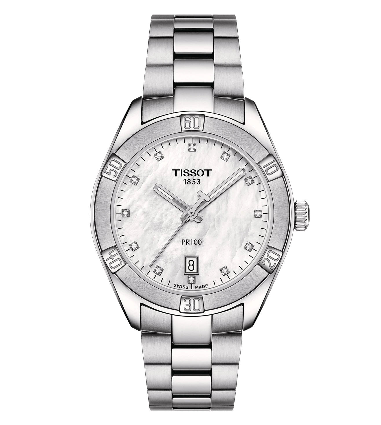 T1019101111600  |  TISSOT T-Classic Swiss PR 100 Sport Chic Analog Watch for Women