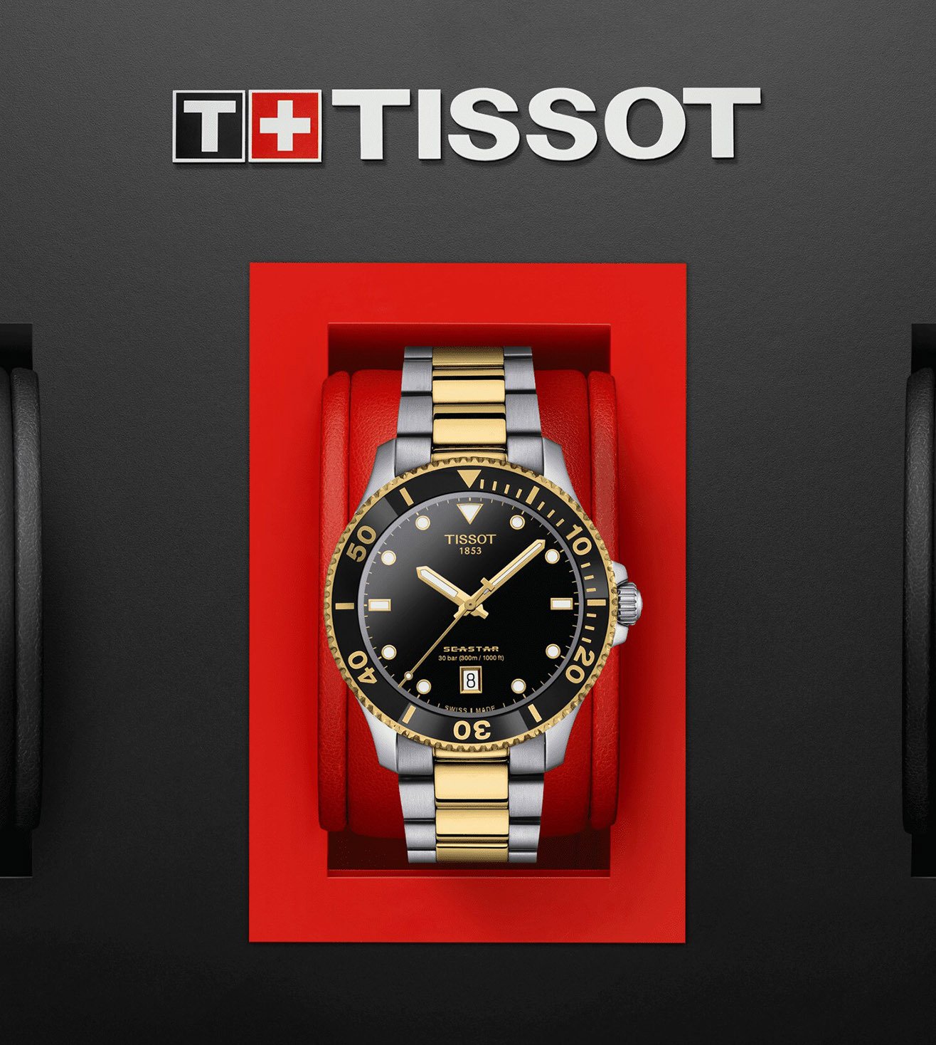 T1204102205100  |  TISSOT T-Sport Swiss Seastar 1000 Analog Watch for Men