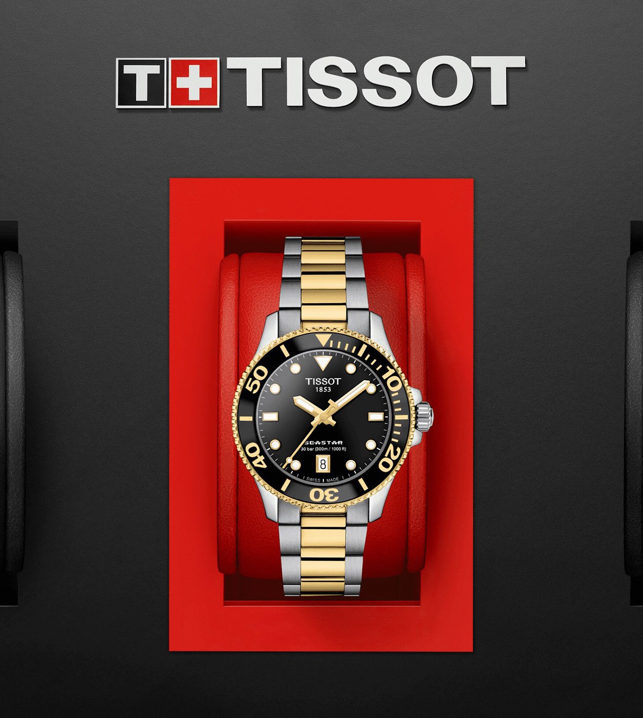 T1202102205100  |  TISSOT T-Sport Swiss Seastar 1000 Unisex Analog Watch