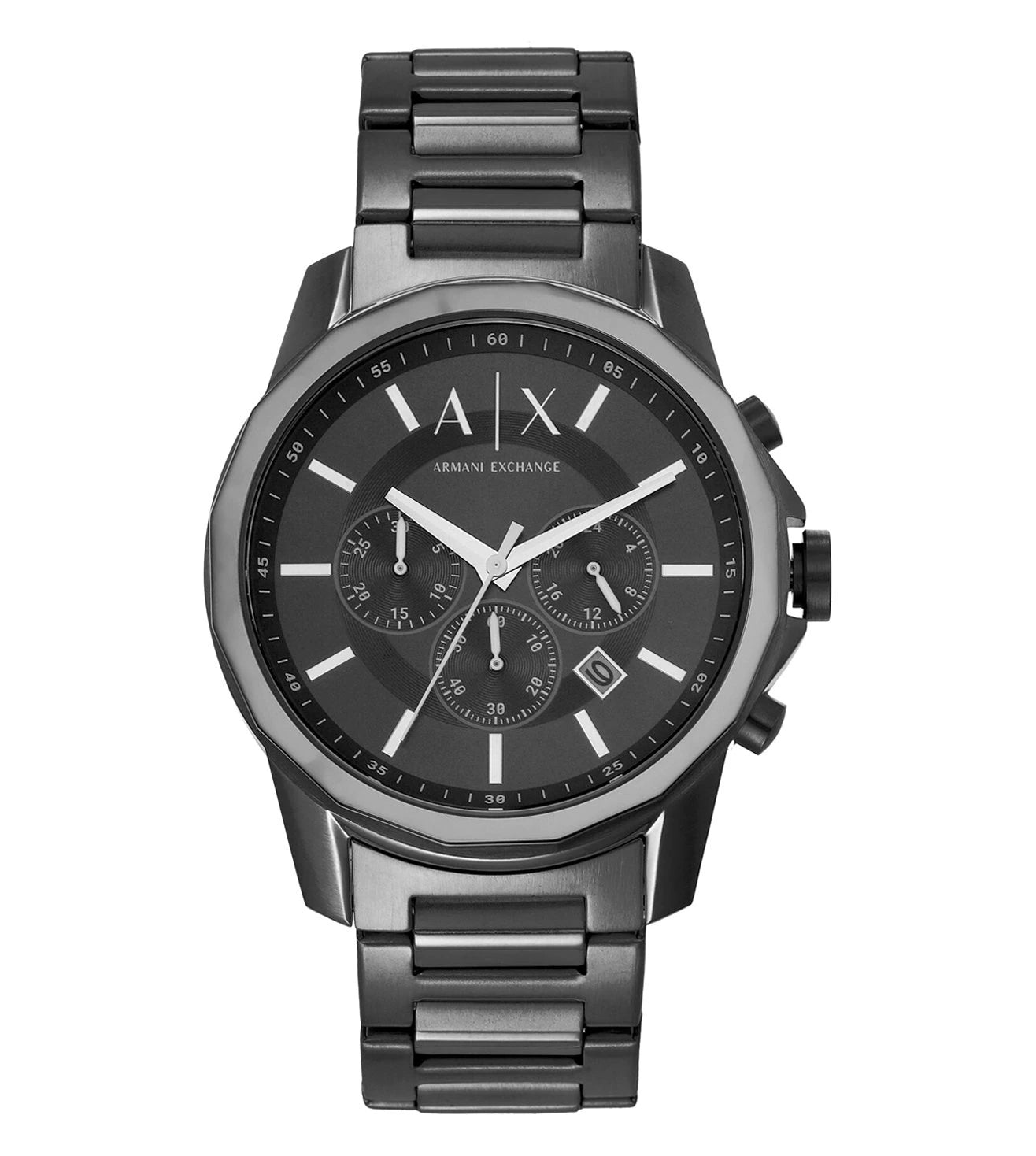 AX7153ST | ARMANI EXCHANGE Banks Chronograph Watch for Men With Bracel ...