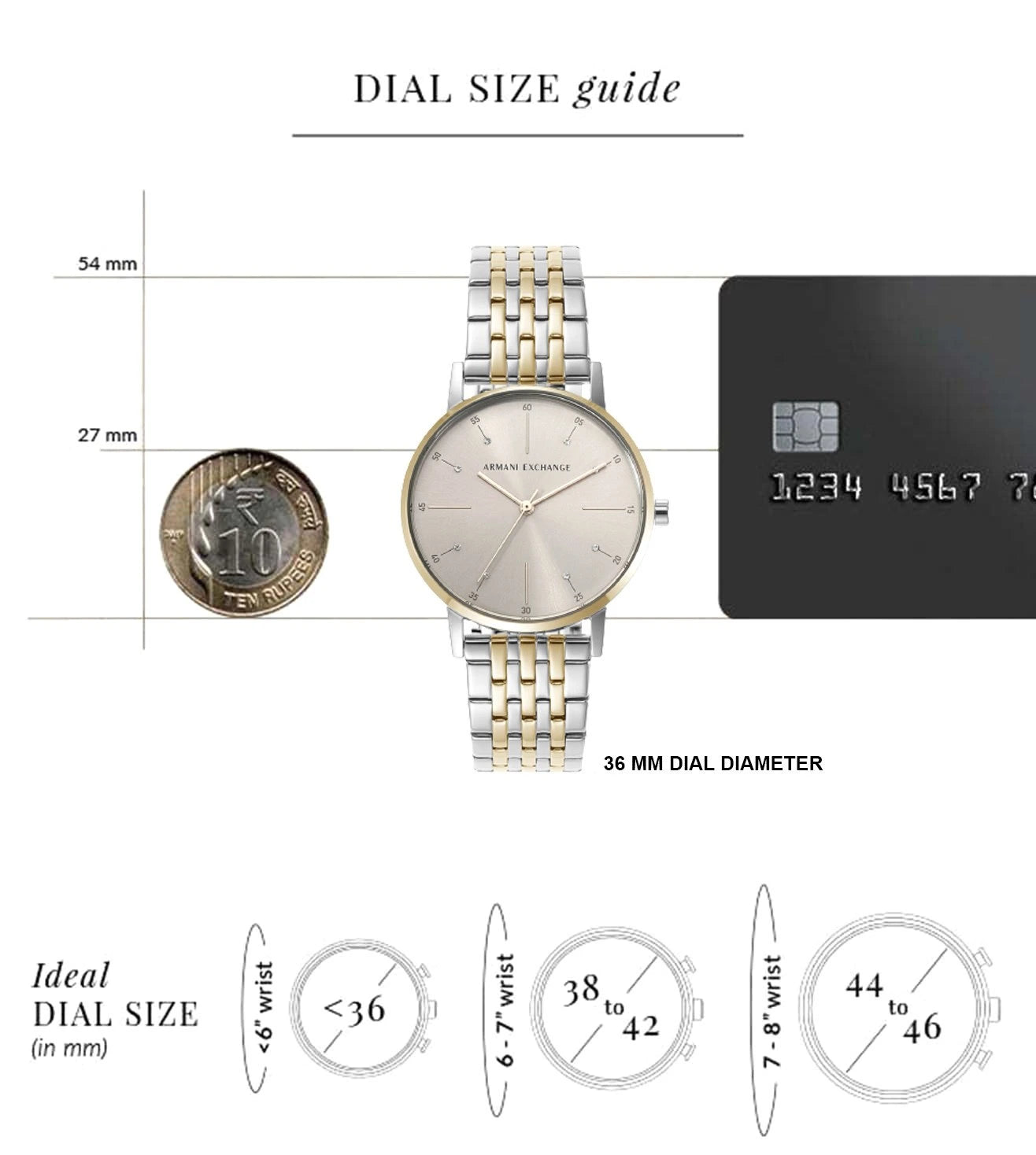 AX5595 | ARMANI EXCHANGE Lola Analog Watch for Women – Sai Creations ...