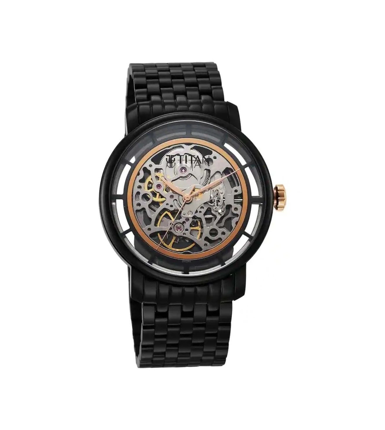 90158KM01 | TITAN Mechanical Slimline Automatic Watch for Men