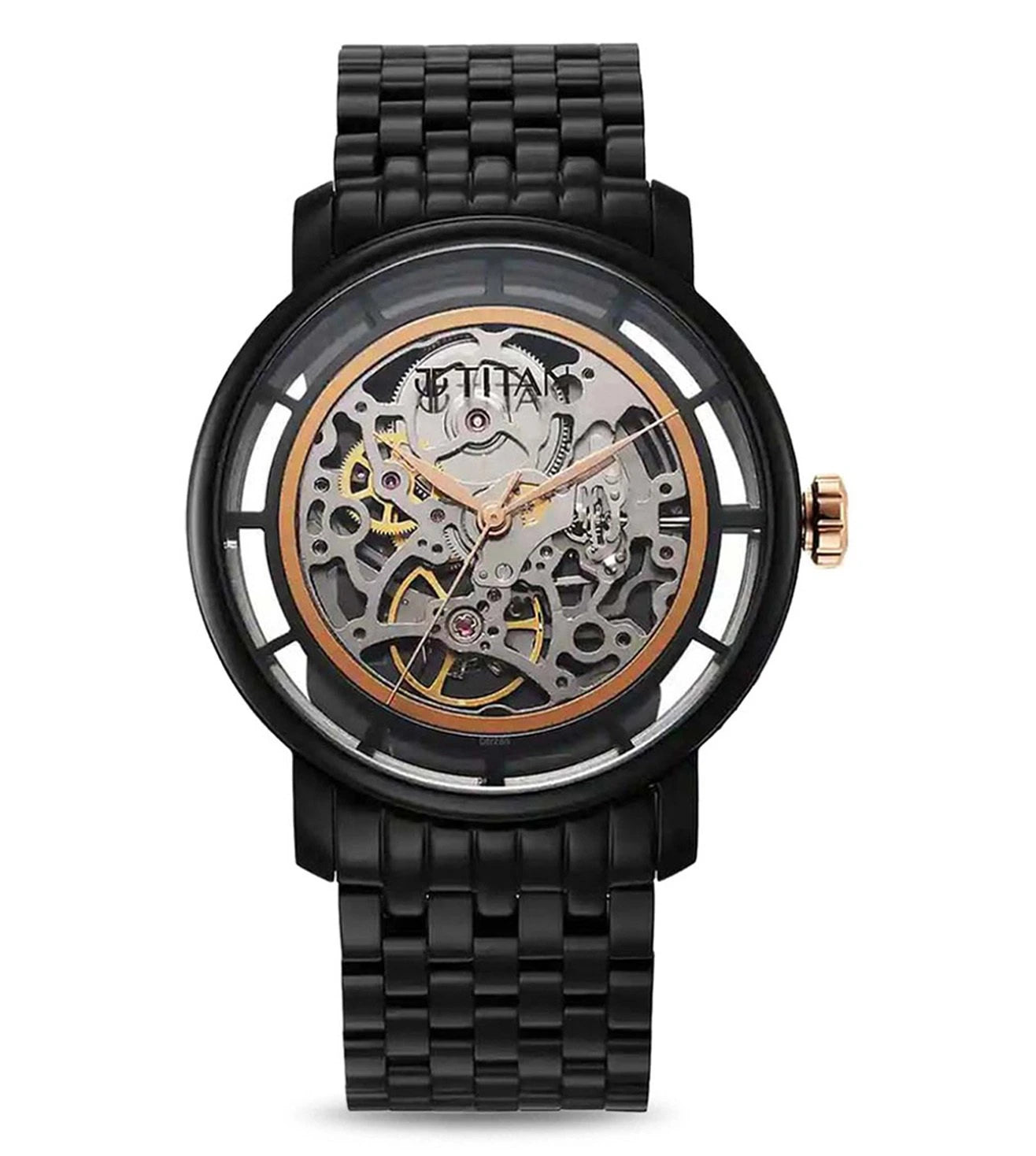 90158KM01 | TITAN Mechanical Slimline Automatic Watch for Men