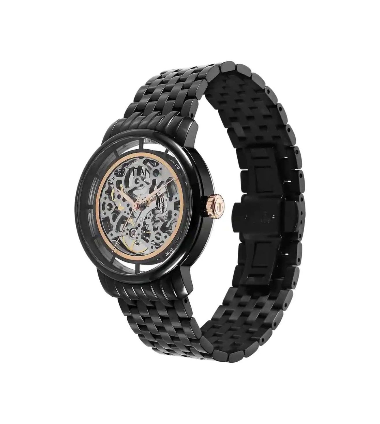 90158KM01 | TITAN Mechanical Slimline Automatic Watch for Men