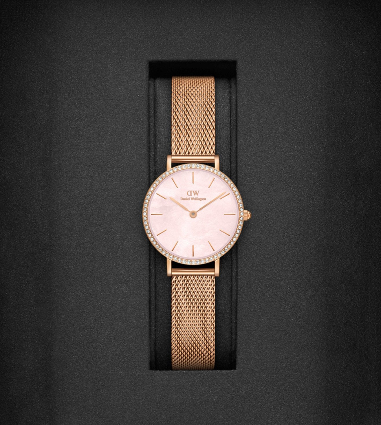 DW00100663K | DANIEL WELLINGTON Bezel Analog Watch for Women