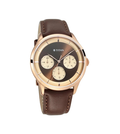 90125WL01 | TITAN Light Leathers Analog Watch for Men