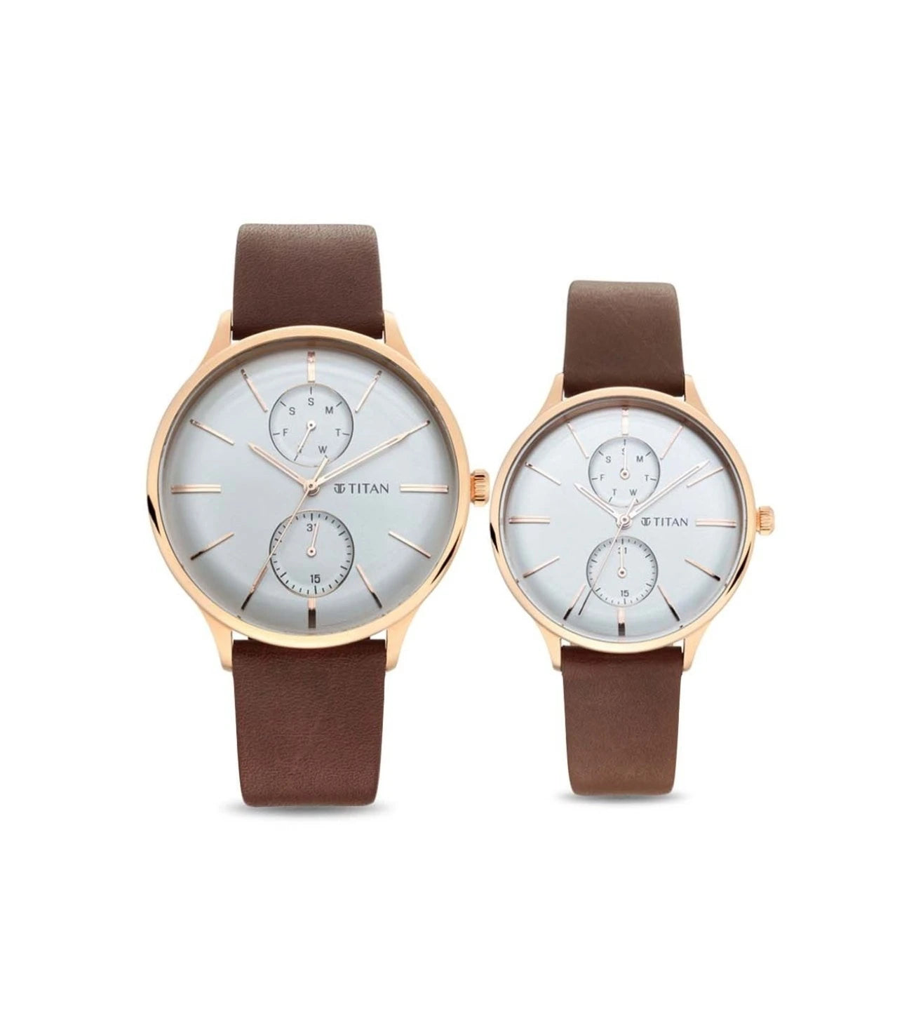 9400394203WL01 | TITAN Modern Bandhan lll Analog Couple Watch