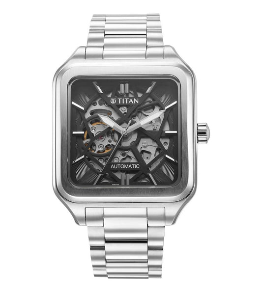 90162SM01 | TITAN Metal Automatic Analog Watch for Men