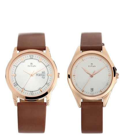 NR17742565WL01P | TITAN Lagan Pair Couples Watch - Buy Now at Sai Creations Watches