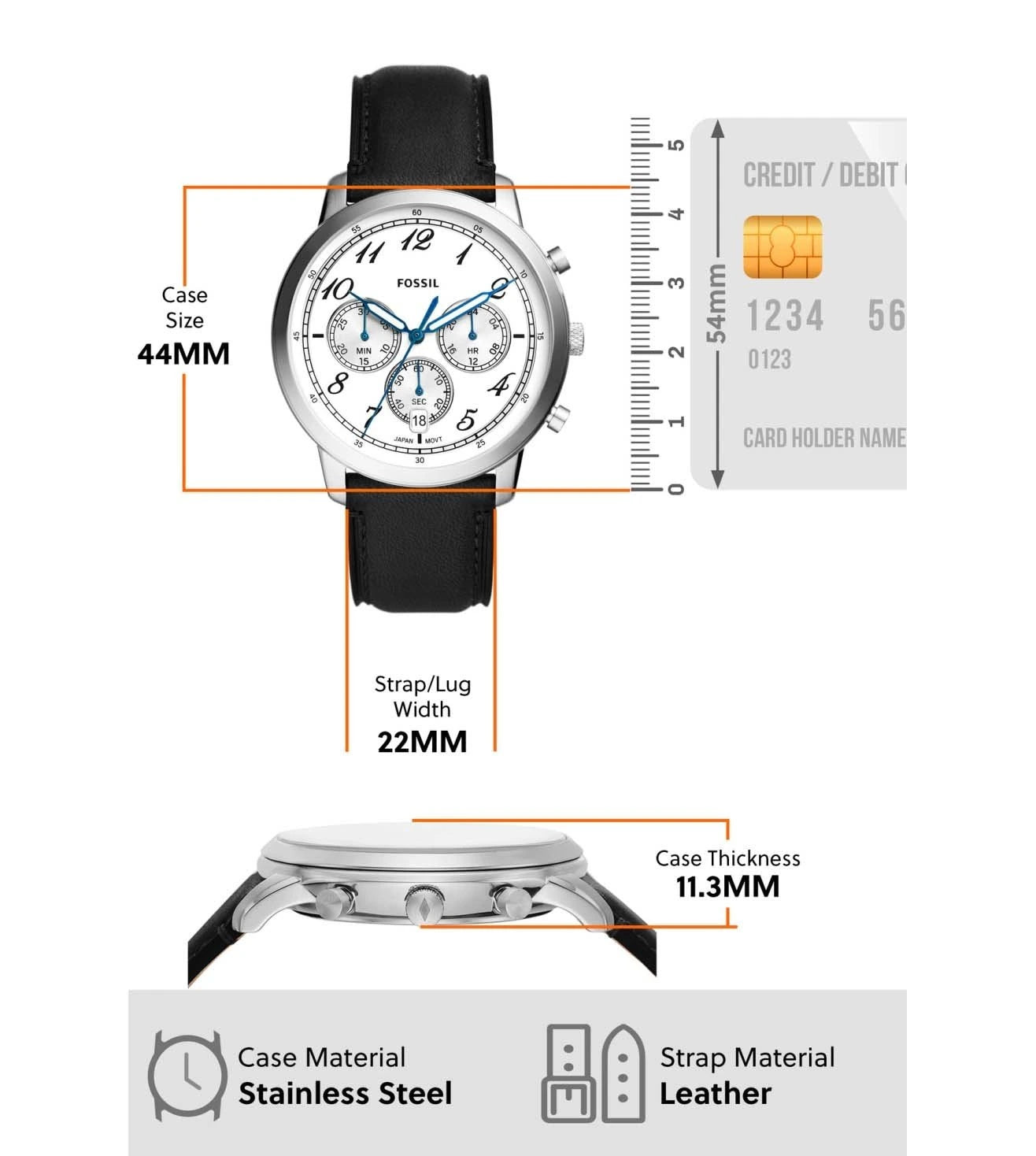 FS6023 | FOSSIL Neutra Chronograph Watch for Men