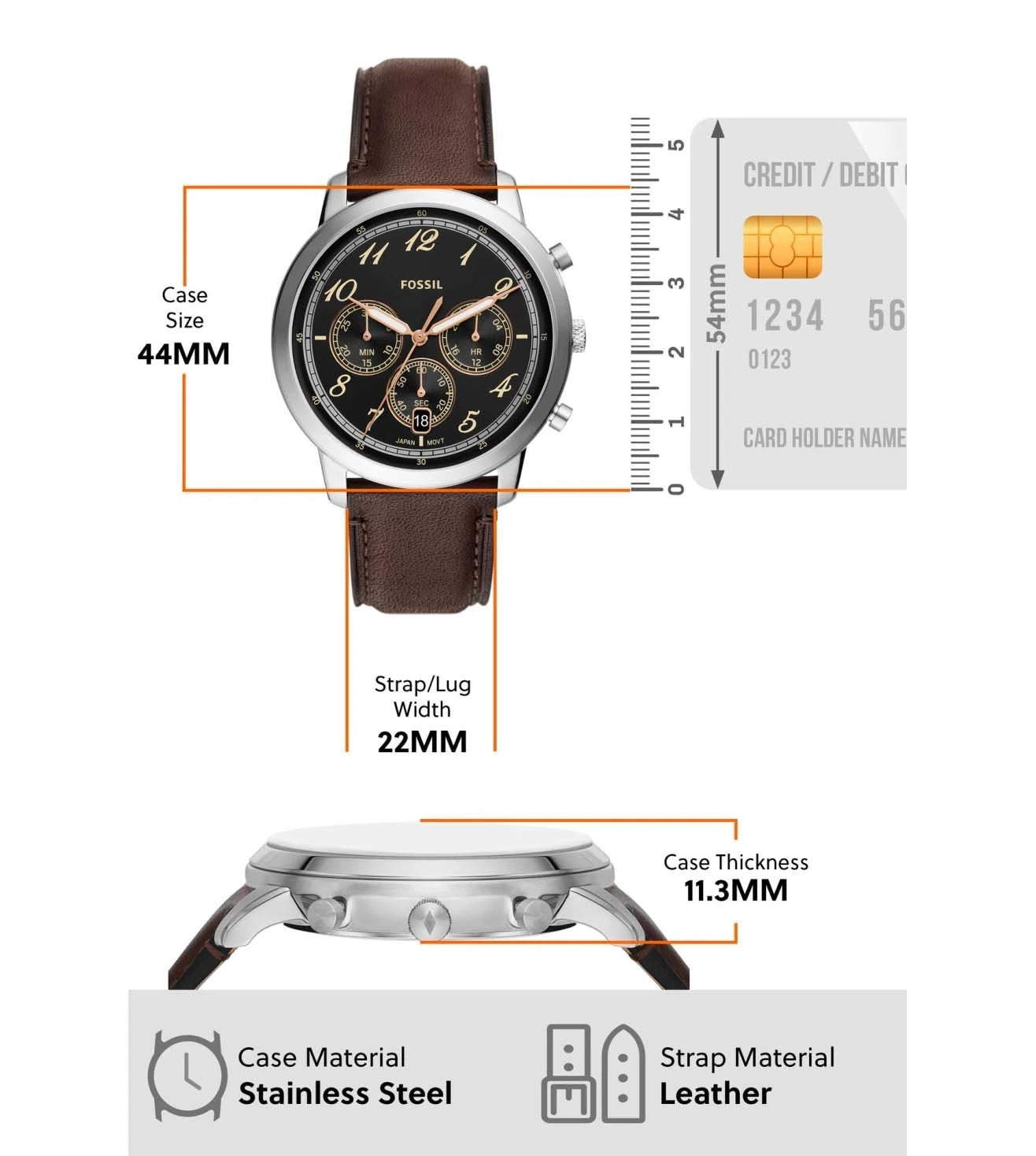 FS6024 | FOSSIL Neutra Chronograph Watch for Men