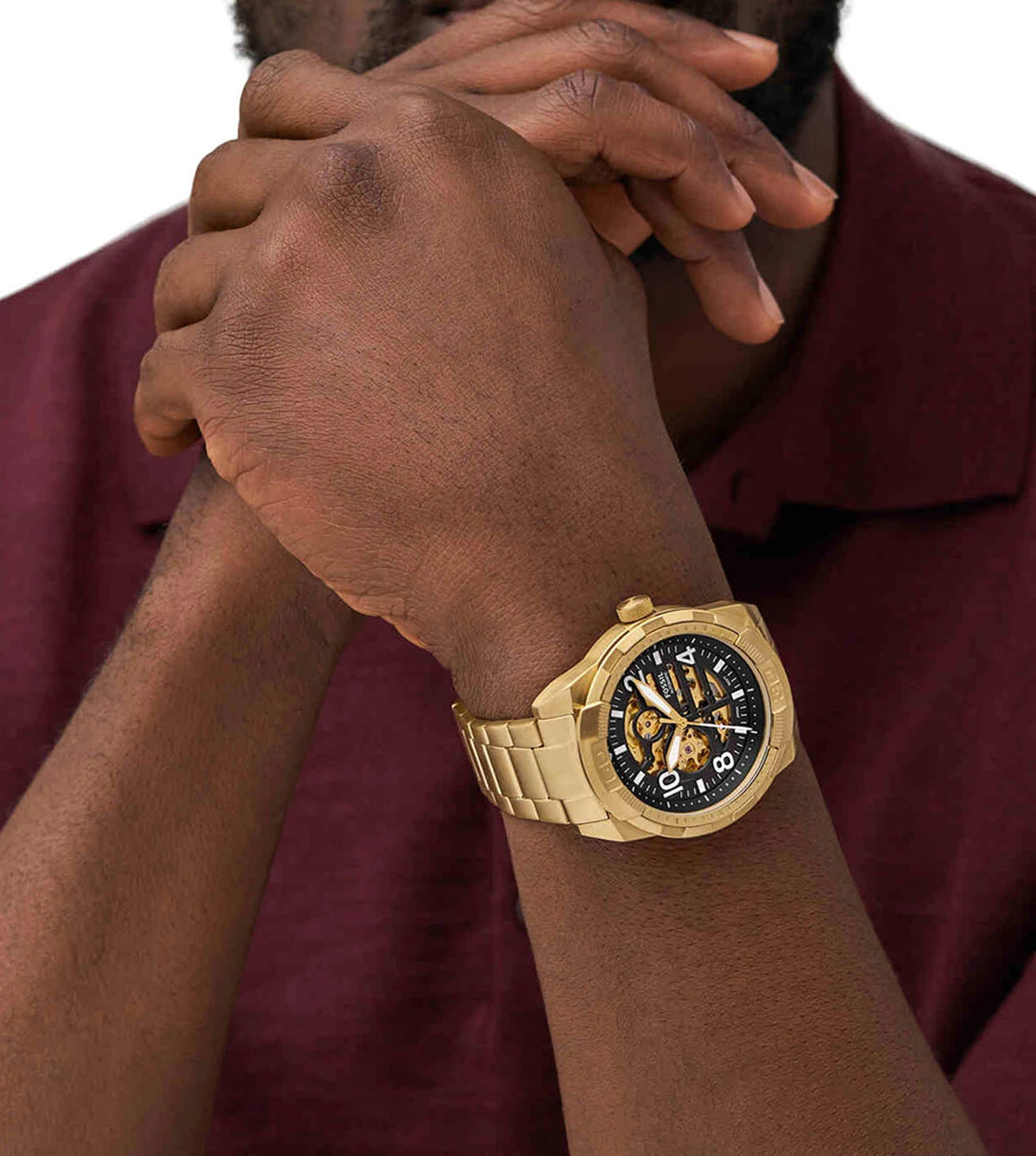 Me3257 ME3257 FOSSIL | Bronson Automatic St Steel Watch (Men) – Sai Creations ...