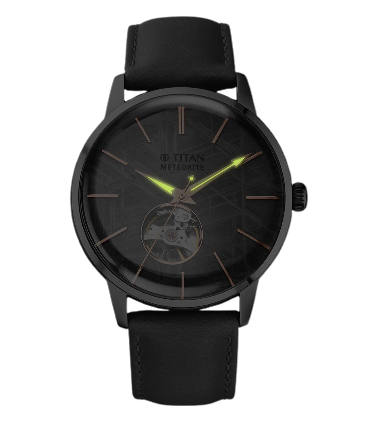 90110QL01 | TITAN Stellar Regallia Meteorite Automatic Watch for Men