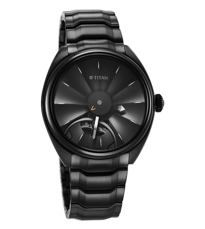 10011NM01 | TITAN Stellar Regallia Black Hole Automatic Watch for Men