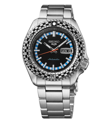 SRPK67K1 | SEIKO Checker Flag Special Edition 5 Sports Automatic Watch for Men - Buy Now at Sai Creations Watches