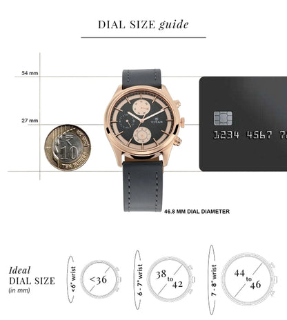 NR1805WL01 | TITAN Classique Chronograph Watch for Men