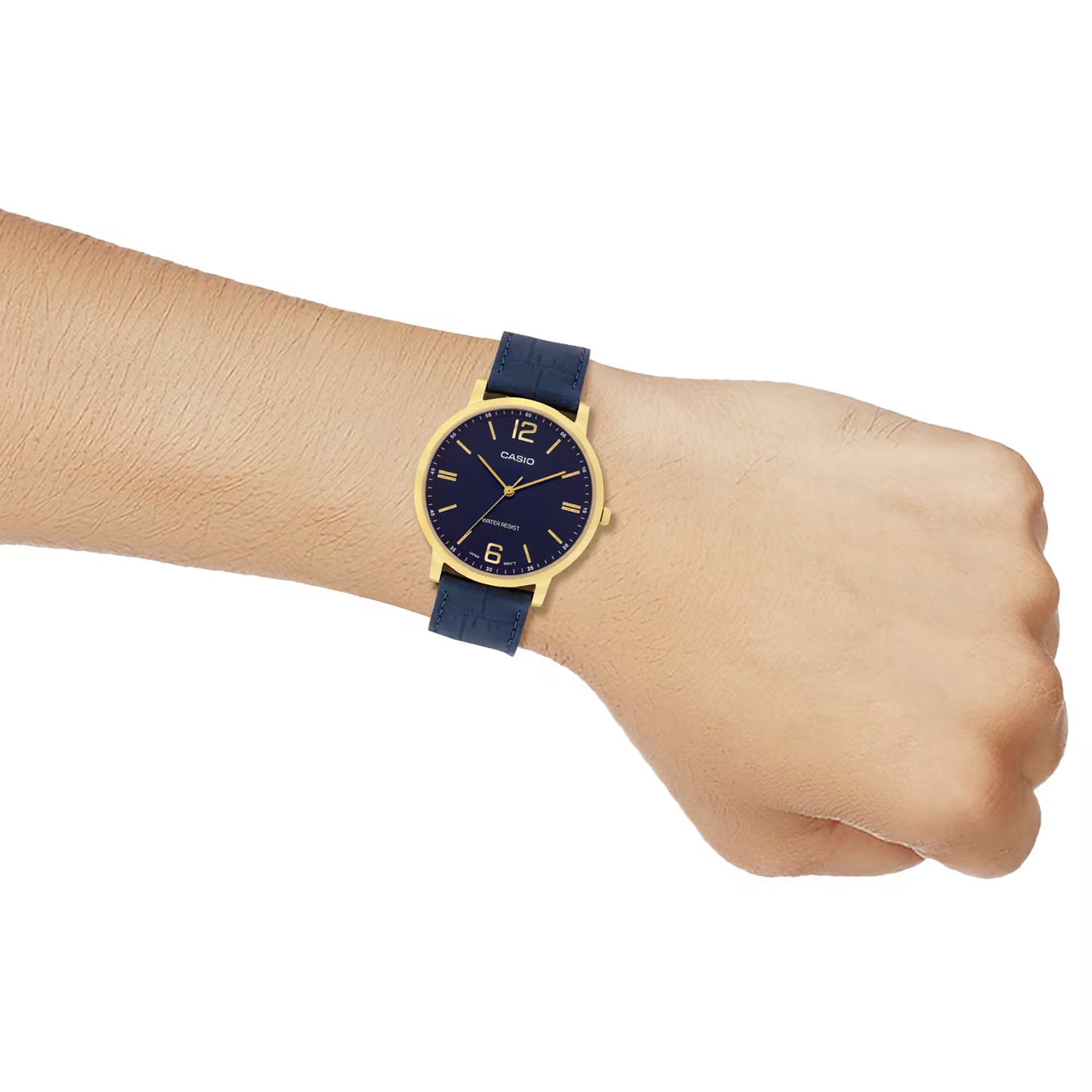 Casio Enticer Men MTP-SN5YGL-2A Analog Blue Dial  - A2439