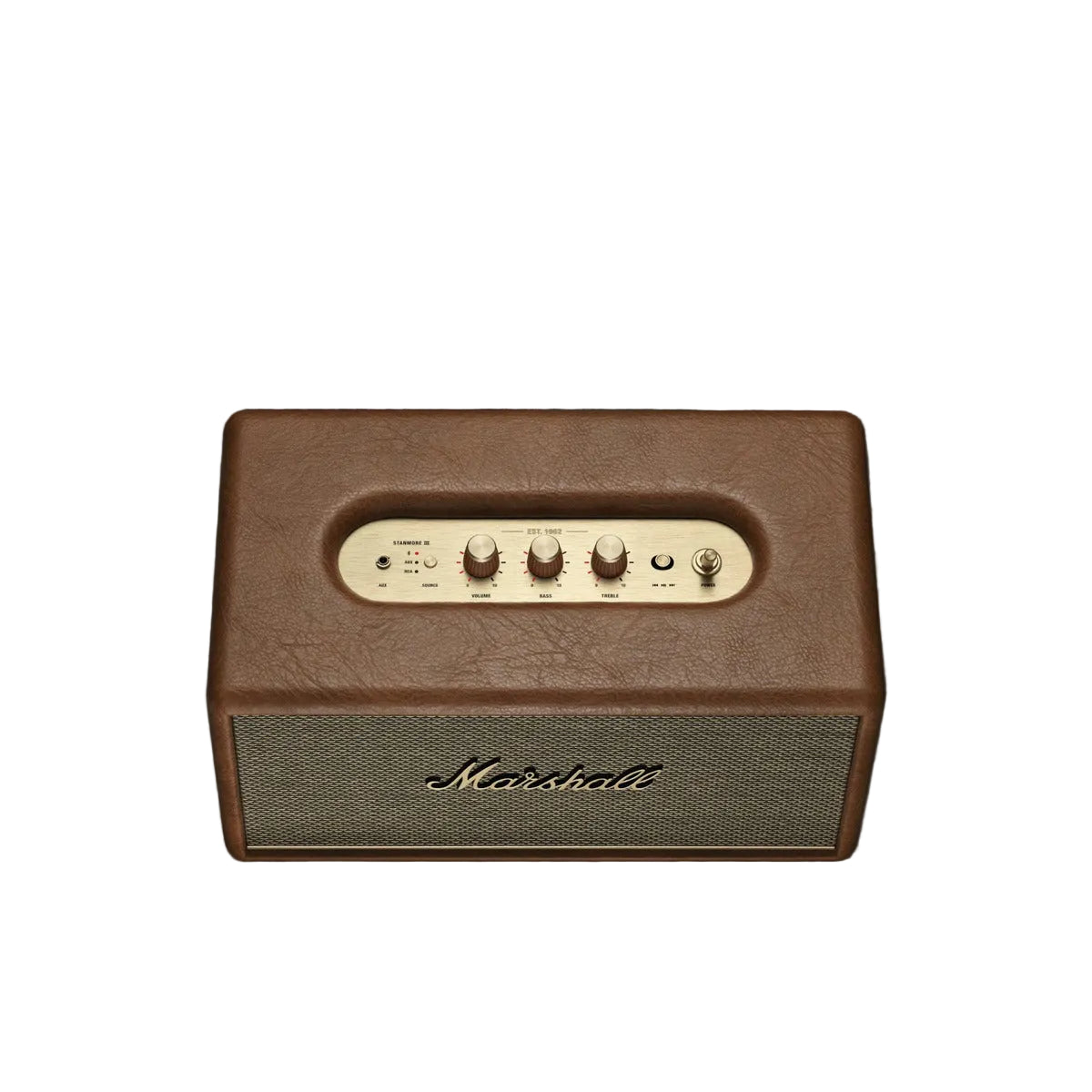 Marshall speaker on a dark gray background