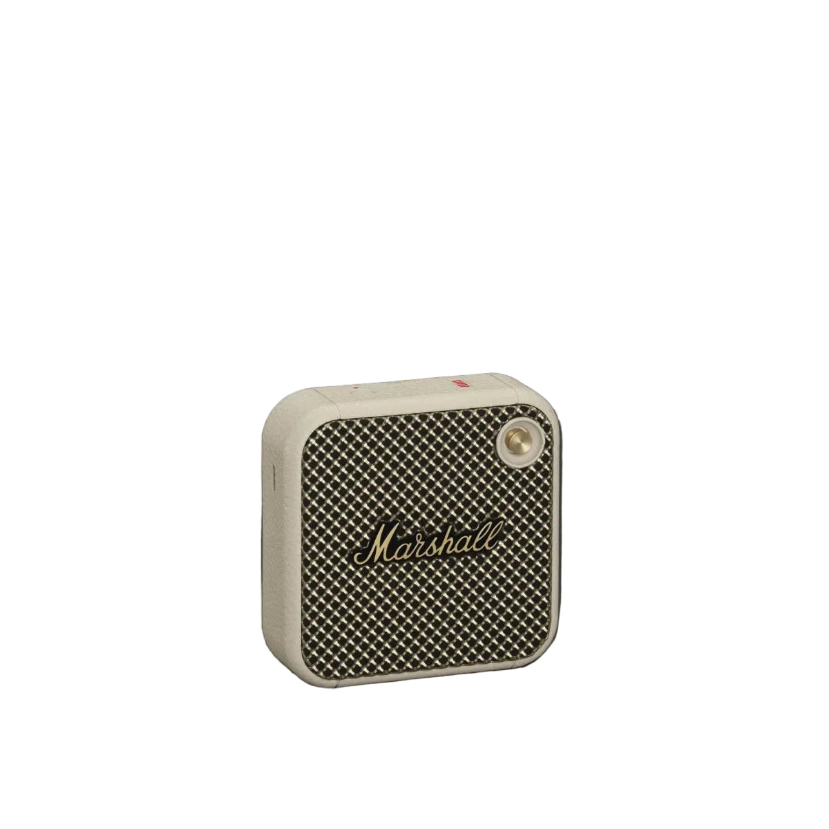 Marshall portable speaker on a dark background