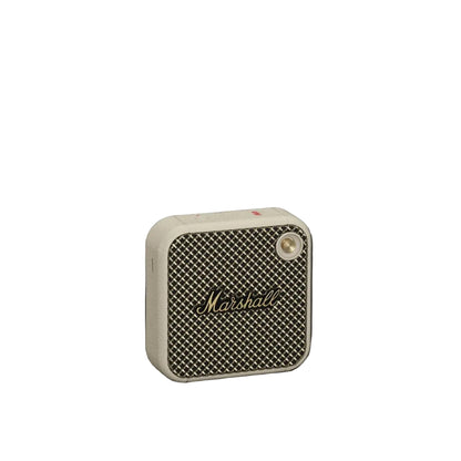 Marshall portable speaker on a dark background