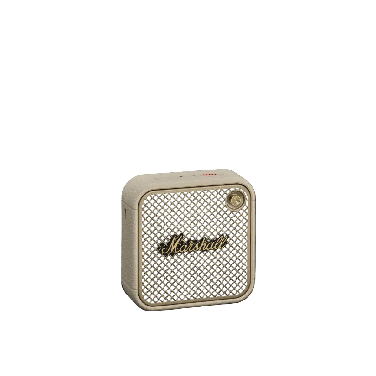 Marshall portable speaker on a dark background