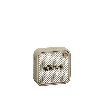 Marshall portable speaker on a dark background