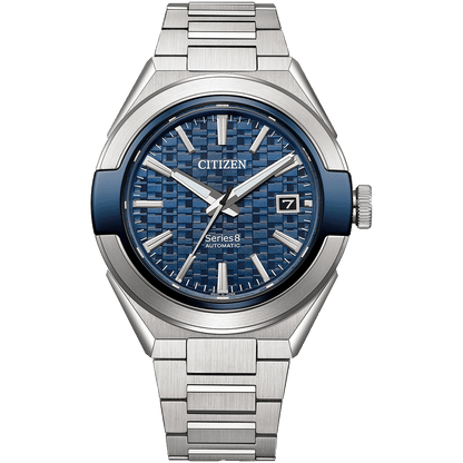 Citizen Mechanical Series 8 870 Blue Dial Automatic Men's Watch - NA1037-53L