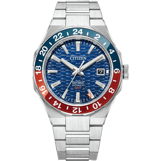 Citizen Series 8 Blue Dial Mechanical Automatic Men Watch - NB6030-59L