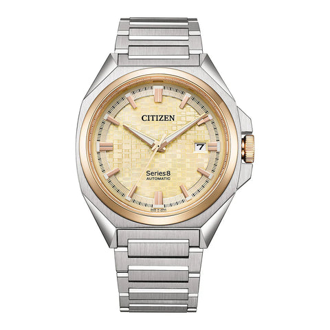 Citizen Series 8 Automatic Champagne Dial Men Watch - NB6059-57P - Buy Now at Sai Creations Watches