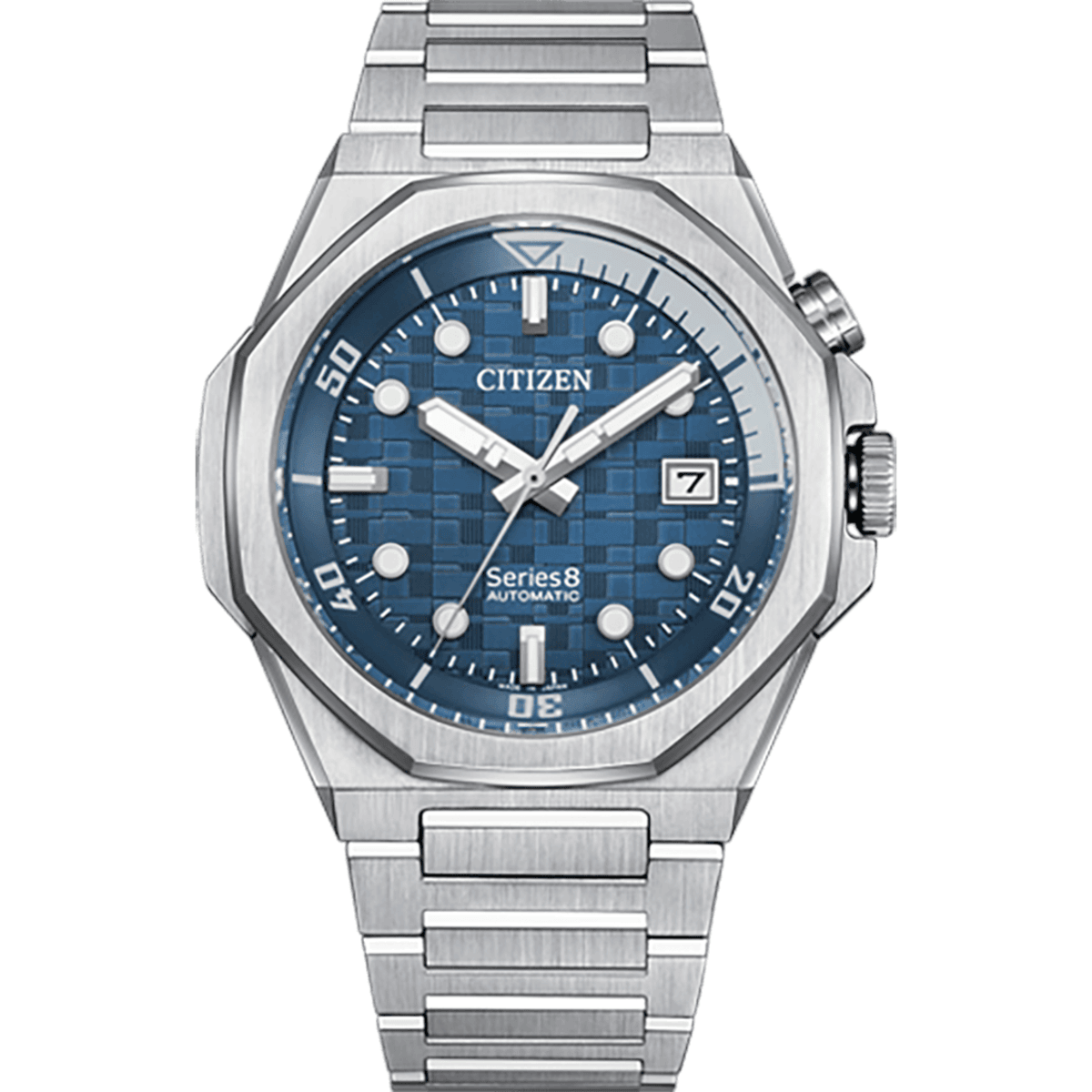 CITIZEN Series 8 Blue Dial Analog Automatic Men's Watch NB6060-58L