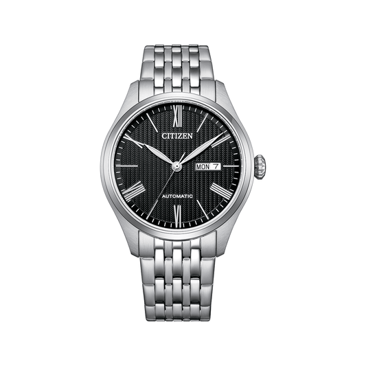 Citizen Mechanical Black Dial Analog Automatic Men's Watch NH8410-59E