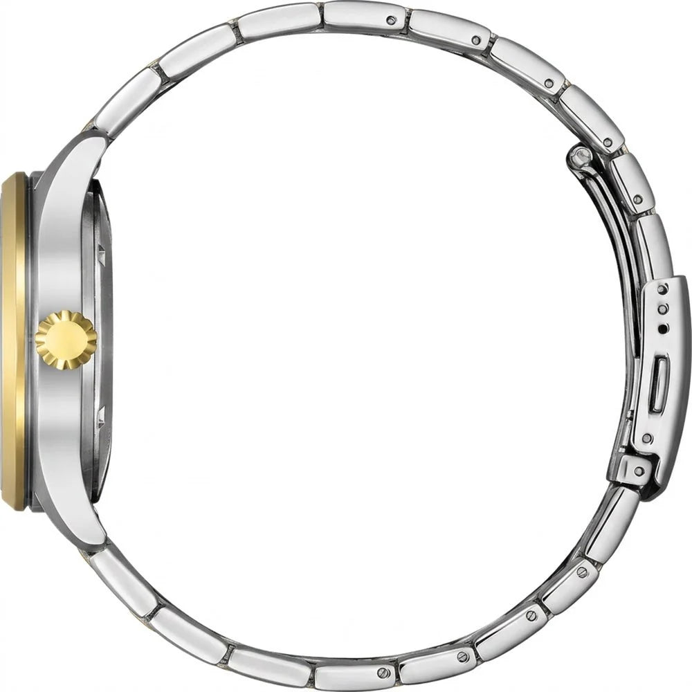Citizen Mechanical Champagne Dial Analog Automatic Men's Watch NH8414-58B
