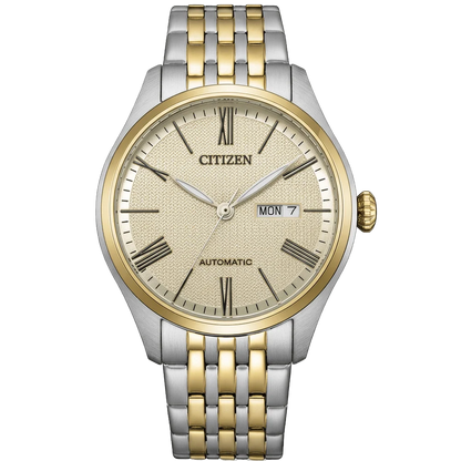 Citizen Mechanical Champagne Dial Analog Automatic Men's Watch NH8414-58B