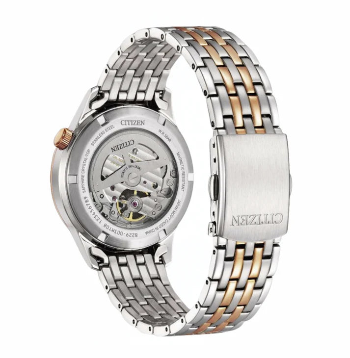 Citizen Open Heart Automatic Mechanical Men's Watch NH9139-80X