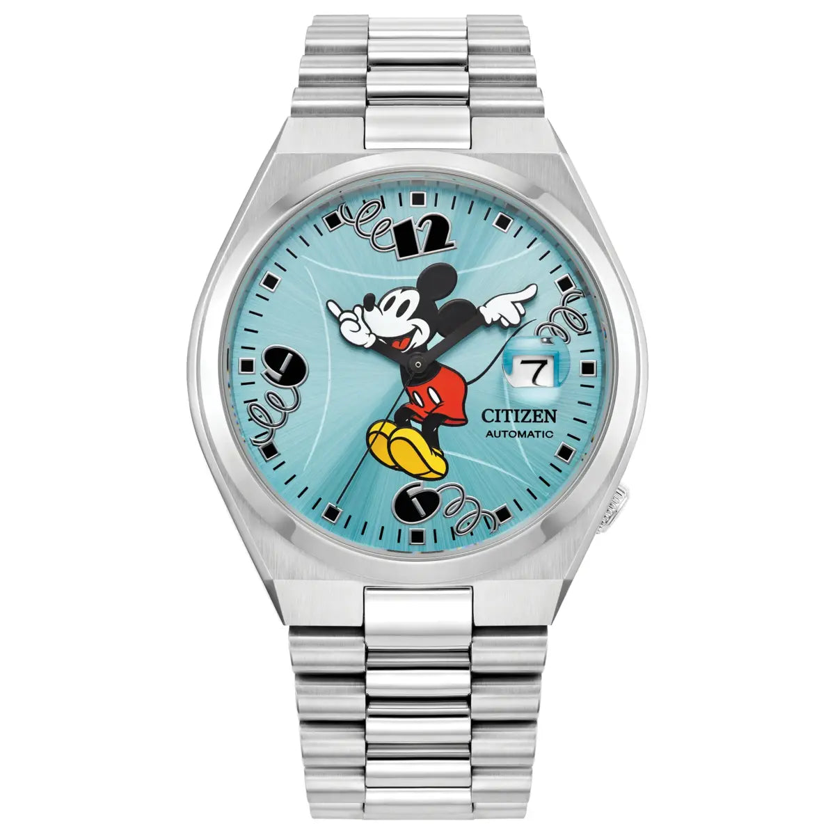 CITIZEN Tsuyosa Mickey Mouse Analog Automatic Unisex Watch NJ0156-50L