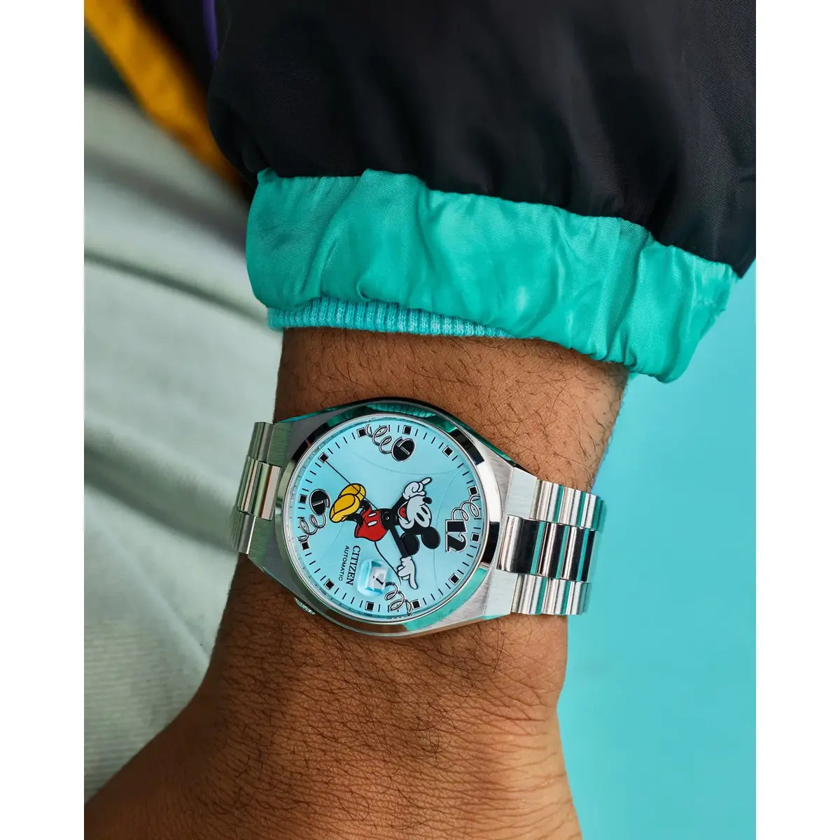 CITIZEN Tsuyosa Mickey Mouse Analog Automatic Unisex Watch NJ0156-50L