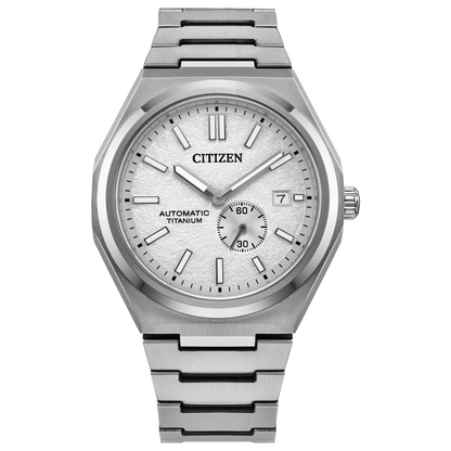 NJ0180-80A Citizen | White Dial Zenshin Mechanical Watch (Men)