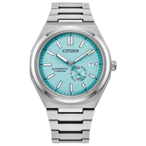 NJ0180-80M Citizen | Light Blue Dial Zenshin Mechanical Watch (Men) - Buy Now at Sai Creations Watches