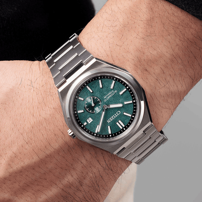 NJ0180-80X Citizen | Green Dial Zenshin Mechanical Watch (Men)