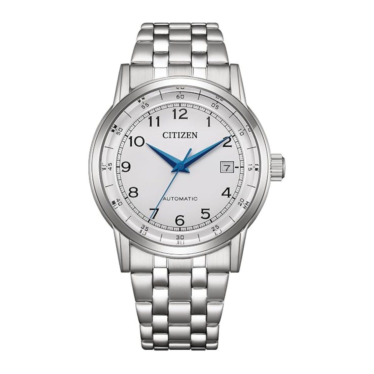 Citizen White Dial Analog Automatic Stainless Steel Men's Watch NJ0210-56A