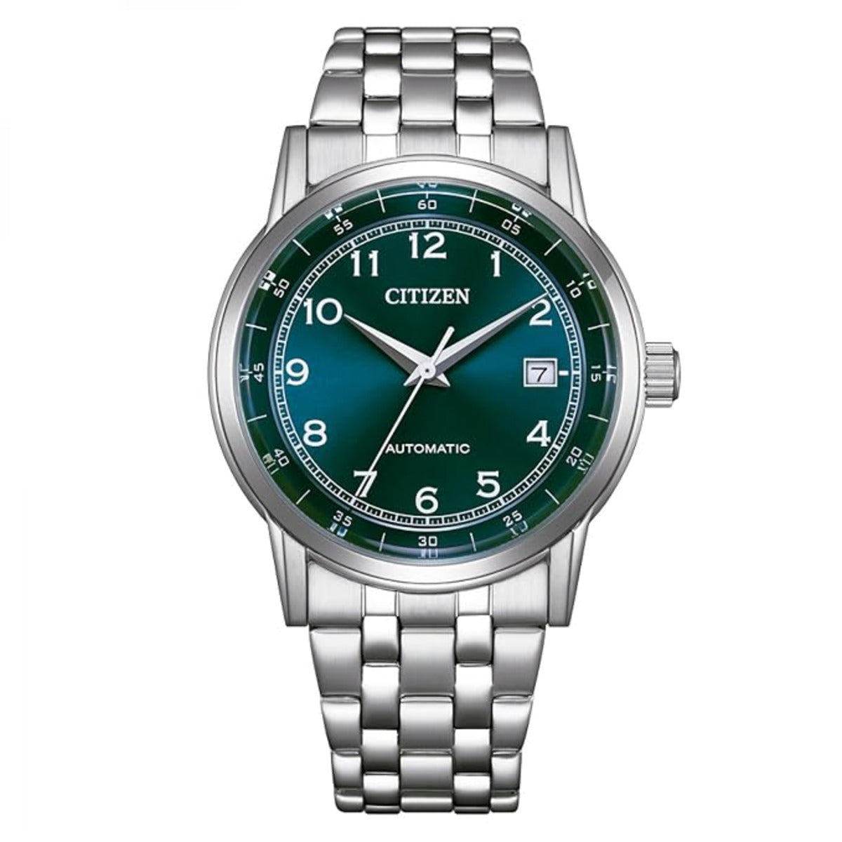 CITIZEN Automatic Green Dial Analog Stainless Steel Men's Watch NJ0210-56M
