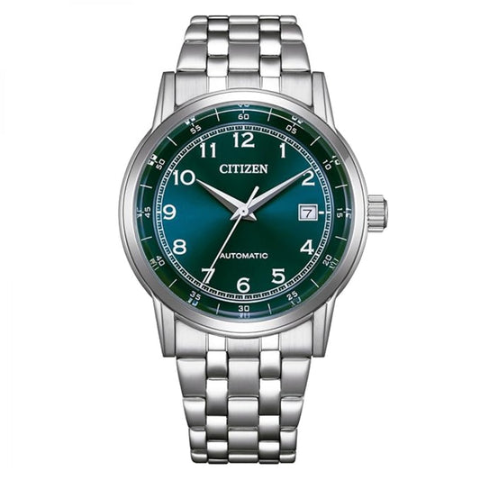 CITIZEN Automatic Green Dial Analog Stainless Steel Men's Watch NJ0210-56M